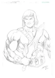 Masters of the Universe by Silvera Junior; He-Man Pinup