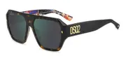 Dsquared2 D2 0128/S 2VM/MT Men's Sunglasses Size 58