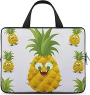 Laptop Case Sleeve Shockproof Computer Carrying Bag Pineapple Laptop Bag Tote Lightweight Notebook Case Cover Traveling Briefcase Handle Bags for Travel Business 17inch