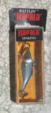 Rapala RNR-4 Rattlin Rap Silver Blue
