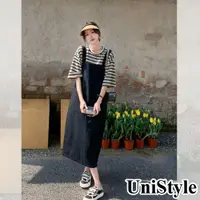 在飛比找蝦皮商城優惠-【UniStyle】簡約純色吊帶裙 韓系減齡穿搭 女 ZM1