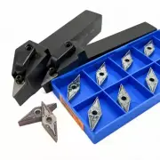 Metal Turning Tool Holder Set Carbide Inserts Bar Lathe CNC Machine Cutter Parts