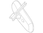 Genuine Nissan Interior Rear View Mirror 96321-9BF0A (for: Nissan)