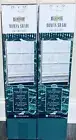 Lot Of 2 ~ Jacquard Dusty Blue Floral ~ 23””X72”Fabric Blinds/Roman Shades