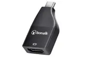 Bonelk USB-C Male To Female 4K 60Hz HDMI Compact Adapter For TV Monitor Black