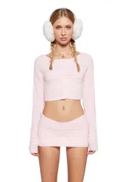 Snowfall Stunner Skort Set - Pink