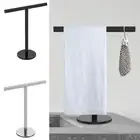 T-Shape Hand Towel Stand Stainless Steel Towel Holder Stand Rustproof caujk
