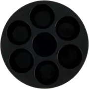 Silicone Muffin Cake Cups 7Cup Non-Stick Muffin Cupcake Tin Air Fryer Muffin Pan
