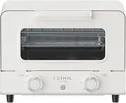 Electric Mini oven, 10L Multifunctional Home Oven, Double Twist Temperature Control, Time Temperature Adjustable,60min Timer Function