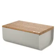 Alessi Mattina Bread Box with Cutting Board Lid