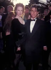 Nicole Kidman & Tom Cruise at 63rd Academy Awards at Shrine - 1991 Old Photo 1