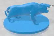 Tiger Mini - DND - Pathfinder - Dungeons & Dragons - RPG - Tabletop - mz4250- Mi