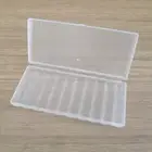 AA AAA Efficient Clear Plastic Battery Storage Box Battery Storage Box Plastic