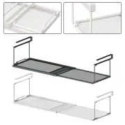 Expandable Under Shelf Storage Basket for Pantry Cabinet and Laundry Room