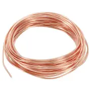 32.8Ft Solid Bare Copper Wire 15 Gauge 99.9% Pure Copper Wire Soft Beading Wire