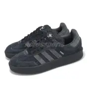 adidas Originals Samba XLG Black Carbon Men Unisex Casual Platform Shoes IH2219
