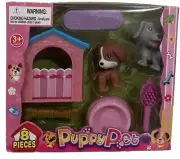 “Puppy Pet” 8 piece Toy Set. Ages 3+ SHIPS FREE!!