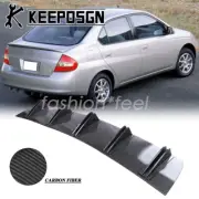 For Toyota Prius CARBON FIBER Rear Bumper Diffuser Lip Splitter Body Shark Fins (for: Toyota)