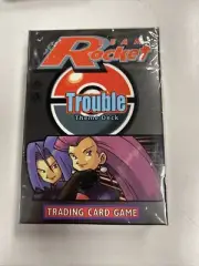 Pokemon Team Rocket Theme Deck Trouble Wizards Of The Coast Factory Sealed.