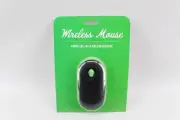 New Orbit Innovations Wireless Mouse w/ Scroll Wheel Compatible Mac/PC Green/Blk