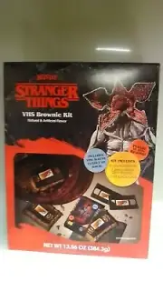 Stranger Things 4~VHS Brownie Kit Mix~Cutout Sleeve on Back~Limited Time~13.56oz