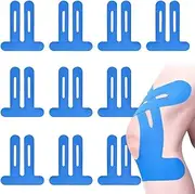 Pack of 10 PreCut Kinesiotapes Kinesiology Tape Pre-Cut Professional Physio Tape Skin-friendly & Waterproof & Elastic Sports Tape Kinesiology Tape Sports Tape for Knee Pain Elbow