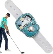 Finger Clicker Counter - Finger Counter Clicker Ring,Timer Machine Handheld Portable HD Display Ticker with Floral Design for Strike Sports Golf Ball Crochet Swimming