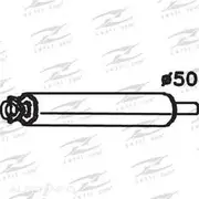 Redback Mufflers Bolt-On to suit 100 5E Front Res - M3539