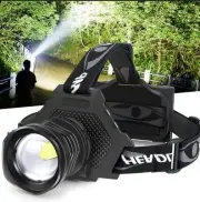 Bud K Led Headlamp Usb Rechargeable, Head Lamp Xhp70 Super Bright 9000