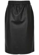 Wolford Faux Leather Midi Skirt - Black - M (UK12 / M) M (UK12 / M)