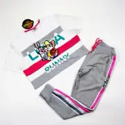 Space Jam Women 2p set 100%AUTHENTIC size medium SS half shirt and pants