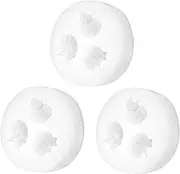 ABOOFAN 6 Pcs Pumpkin Mold Halloween Baking Cocktail ice Trays Sphere ice molds Jelly Pumpkin Shape molds Cupcake Toppers Pumpkin Fondant Cake Tray White Body wash Silica Gel 3D Aromatic