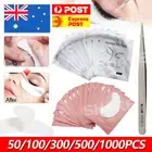 50-1000 Pairs Under Eye Curve Eyelash Pads Gel Patch Lint Free Lash Extension