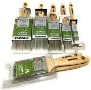 Ronseal Paint Brush Painting Emulsion Gloss Varnish For Precision Finish - Sizes