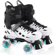 Roller Skates for Kids Girls Boys, 4 Sizes Adjustable Rollerskates with Light up