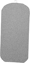 AFXGUSD Hanging Ironing Board Remove Folds Ironing Mat Heat Resistant Over The Door Protective Pressing Pad for Sewing Room Travel, Gray
