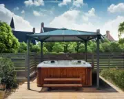 Palram - Canopia | Palermo 3X3 Hardtop All Season Gazebo Series Grey Structure
