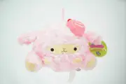 9.5" New Smooshy Mushy Lolli Lamb Fluff Pink Sheep Plush Strawberry Swiss