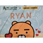 MR. WISH KAKAO FRIENDS RYAN 萊恩獅 屁桃 杯子 文件夾 保冷袋