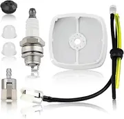 For Echo SRM 225 Tune Up Kit Primer Bulb SRM-225 PAS 225 Trimmer Head Replacement Air Filter Fuel Line Set GT-225 PB-250LN Leaf Blower Weed Eater Parts Attachments SRM 210 Gas Tank Accessories