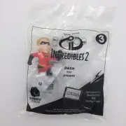 INCREDIBLES 2 McDonalds Happy Meal Toy *DASH # 3* 2018 New in Package