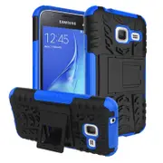 MCC Heavy Duty Samsung Galaxy J1 mini Handset Shockproof Case Cover J105 [Blue]