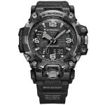 【CASIO 卡西歐】G-SHOCK MUDMASTER 泥人錶/太陽能電力世界六局電波/54MM/黑(GWG-2000-1A1)