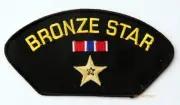 BRONZE STAR HAT PATCH US ARMY MARINES NAVY AIR FORCE USCG PIN UP MEDAL RIBBON