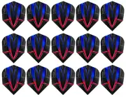 5 New Sets Harrows Fusion Standard Dart Flights - Ships w/ Tracking - Red