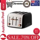 Russell Hobbs RHT94COP, Brooklyn Toaster 4 Slice, Extra Wide Toasting Slots, Hig