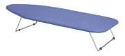 Tabletop Ironing Board with Hanger, Blue Cover Small
