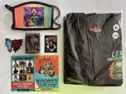 AEW Lee Moriarty indie shirt, Kevin Ku soap, Angelus Layne & GCW Effy mask