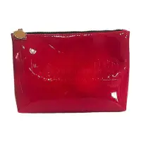 在飛比找Yahoo!奇摩拍賣優惠-YSL聖羅蘭~紅色慾望化妝包(尺寸:17cm*13.5cm*
