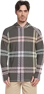[Caihoyu] Men's Sun Protection Hoodie UPF 50 + Men's Sun Shirts Quick Dry Rash Protection For Men Active Clothing